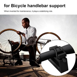 Bike Repair Handlebar Holder - Quick Release Handlebar Rack - Compact Bracket, Anti-Slip Detachable Holder for Apartment Outdoor Garage