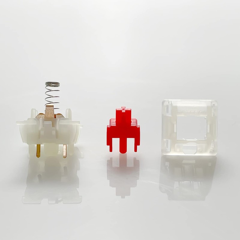 Gateron Red Switches, Mechanical Keyboard Switch 5pins for All MX