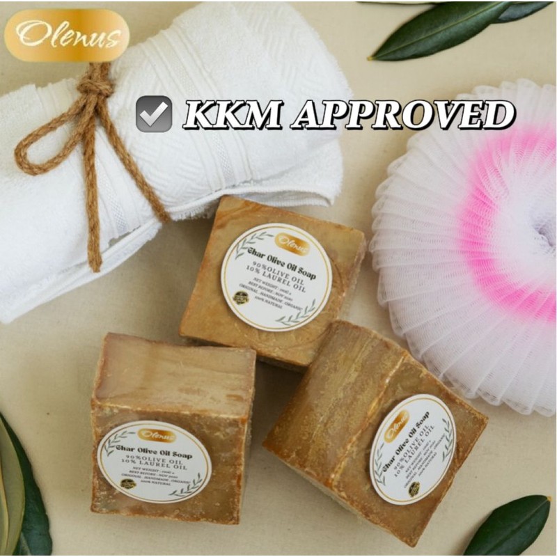 Olenus Ghar Sabun Minyak Zaitun 90% Minyak Zaitun | 10%