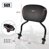 DSISIMO Motorcycle Passenger Backrest Sissy Bar Compatible with for Harley