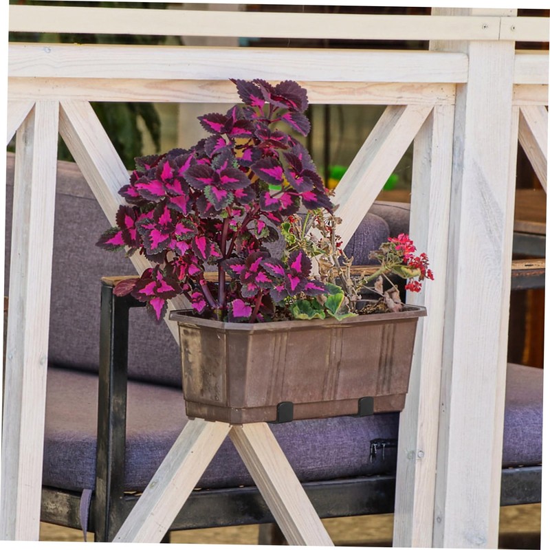 Totority 1Set Iron Flower Pot Bracket Heavy Duty Flower Planter