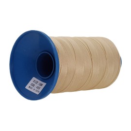 Mandala Crafts Tex 135 Nylon Thread for Sewing - 1250 YDs T135 Heavy Duty Tan Nylon Thread Size 138 420 D Upholstery Thread for Leather Jeans Weaving