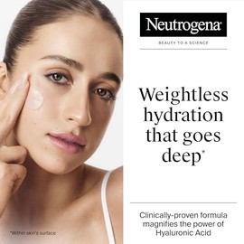Neutrogena Neutrogena Hydro Boost Water Gel with Signature Fragrance, Hyaluronic Acid Face Moisturizer for Normal to Oily Skin, Delivers Hydration for Refreshed, Dewy Skin, 1.7 fl. oz