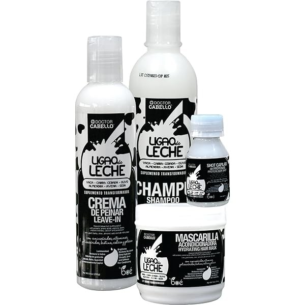 Doctor Cabello Ligao De Leche Combo Set - Shampoo 13oz,