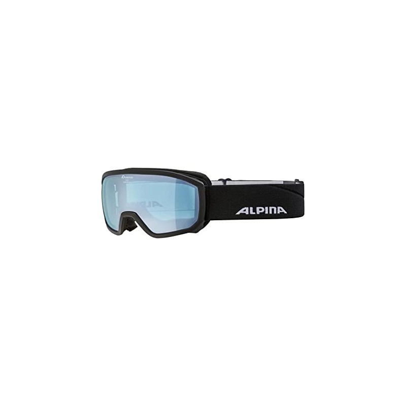 ALPINA Scarabeo JR. Q-Lite Mirrored, Contrast-Enhancing OTG Ski Goggles with