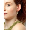 Silvercute Dangly Earrings Womens Peridot August Birthstone Butterfly Dangle Earrings
