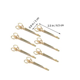 7pcs Scissors Hair Clips Hair Styling Tools Women Creative Barrettes Hair Accessories Bobby Women Cute Hairpins Girls
