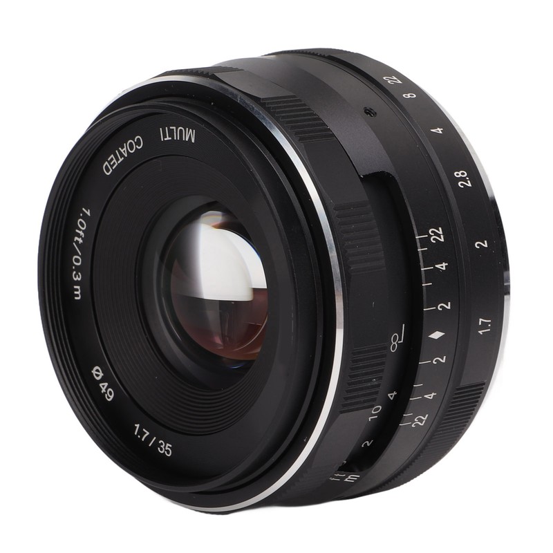 Meike 35mm F1.7 Lens APS C Frame Manual Prime Lens