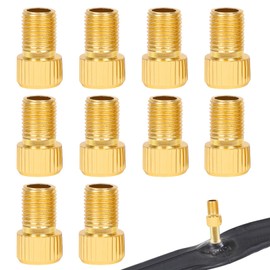Pack of 10 Air Pump Adaptor Bicycle Valve Adapter French Valve Adapter Bicycle Valves Car Valve Adapter Valve Caps Bicycle Valve Adapter French Valve to Car