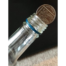 Coin in the Bottle 10p / Folding Coin Magic Trick/Close Up Coin Magic