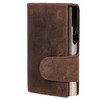 ClickSafe® Credit Card Holder with Coin Compartment and Note Compartment