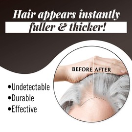 Ardell Thick FX White Hair Building Fiber for Fuller Hair Instantly, 0.42 oz