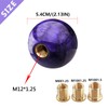 Lotcesfun Shift knob Round Ball Marble Style Universal for Manual
