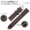 BISONSTRAP Watch Band, Military Style, Italian Leather, Replacement Strap, Quick