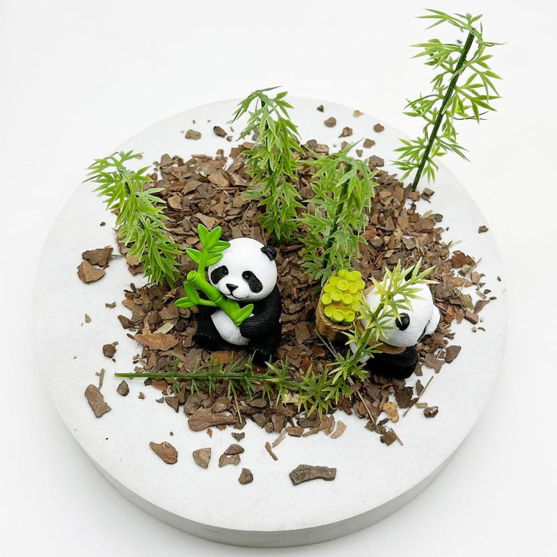 Woohome Miniature Garden Landscape, Model Scenery Tree Bark Miniature Bark
