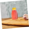 Totority 2Pcs Condiment Squeeze Bottle Leakproof Honey Dispenser with Fliptop
