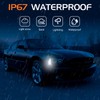 FetonAuto White Front Bumper LED Side Marker Lights Assembly for