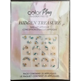 Color Street Nails NAIL ART APPLIQUE From MARCH COLOR PLAY “HIDDEN TREASURE”