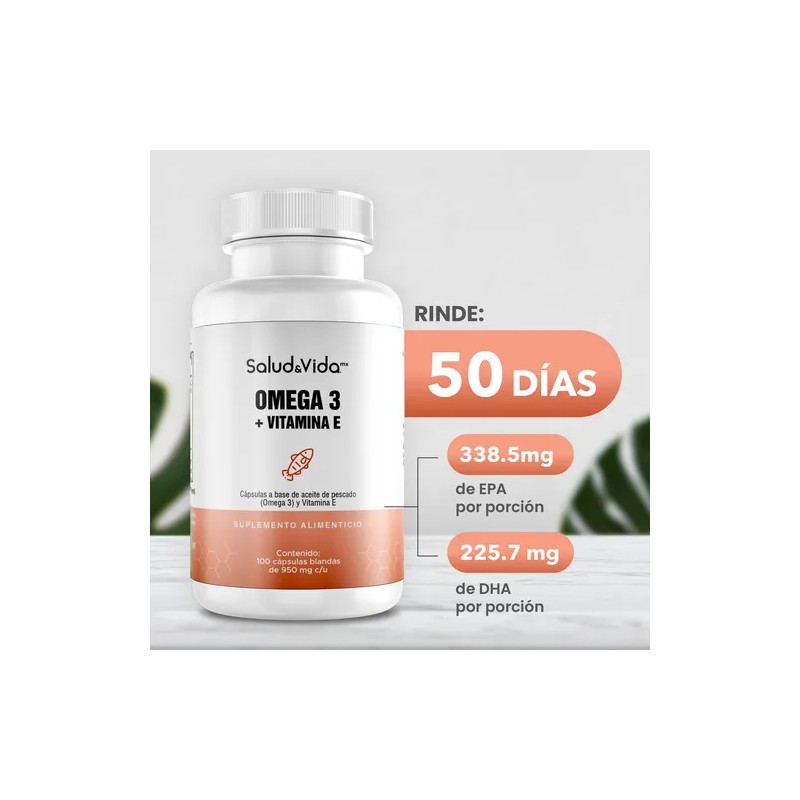 Omega 3 con EPA y DHA de Aceite de pescado