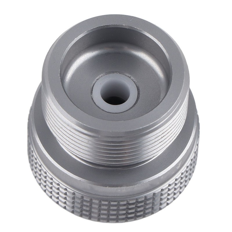 Camping Gas Canister Adapter Convertor Valve Flat Canister to 1L