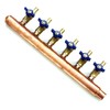 PEX Plumbing Manifold 3/4" Male 1/2" Ball Valve, Close End,