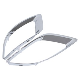 ApplianPar 2Pcs Chrome Front Driver and Passenger Side Fog Light Trim Frame for Durango 2014 2015 2016 2017 2018 2019 2020