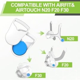 Pack of 4 Headband Clips Compatible with AirFit & AirTouch F20 F30 N20 - Perfect Fit & Essential Replacement Part with Strong Holding Power & Durability, High Quality CPAP Accessories BlessEase