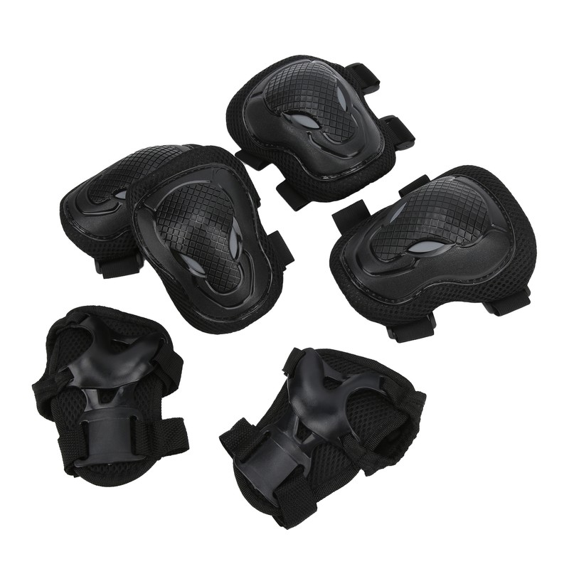 Roller Skate Protection Gear Set Adjustable Knee Elbow Pads Wrist
