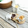 SOCOSY Star-shaped Multipurpose Ceramic Sauce Dish Seasoning Dishes Sushi Dipping