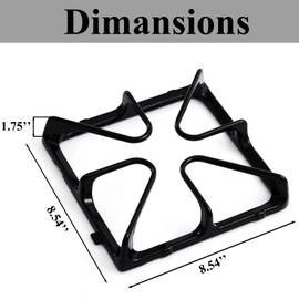 WB31K10034 Grate Replacement Parts For GE Burner Grate Stove Parts General Electric Gas Range Parts Stove Surface Top Grate Cast Iron Rack 4 Pack