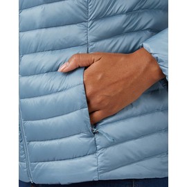 32 Degrees Heat Women's Ultra-Light Down Packable Jacket | Layering |Semi-Fitted | Zippered Pockets | Water Repellent, Citadel, Medium