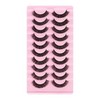 False Eyelashes, 10 Pairs, Reusable, Natural Look