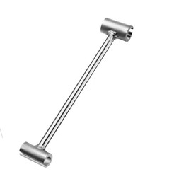 HANTAQ Door Hinge Gap Adjusting Wrench，Heavy Duty Door Hinge Repair Spanner,Flag Hinge Adjustment Tool for Fire Door, Security Door, Cleanroom Door (14-18mm, Silver Color)