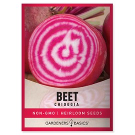 Beet Seeds for Planting Chioggia 100+ Heirloom Non-GMO Beets Plant Seeds for Home Garden Vegetables Makes a Great Gift for Gardeners by Gardeners Basics