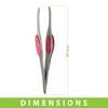 Midazzle Face Accessories (Tweezer + Slant Tip Tweezer) - Combo