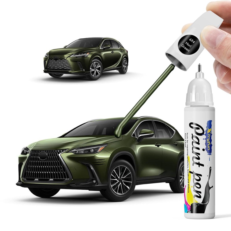 XTryfun 6X4 Nori Green Touch Up Paint Compatible with Lexus,
