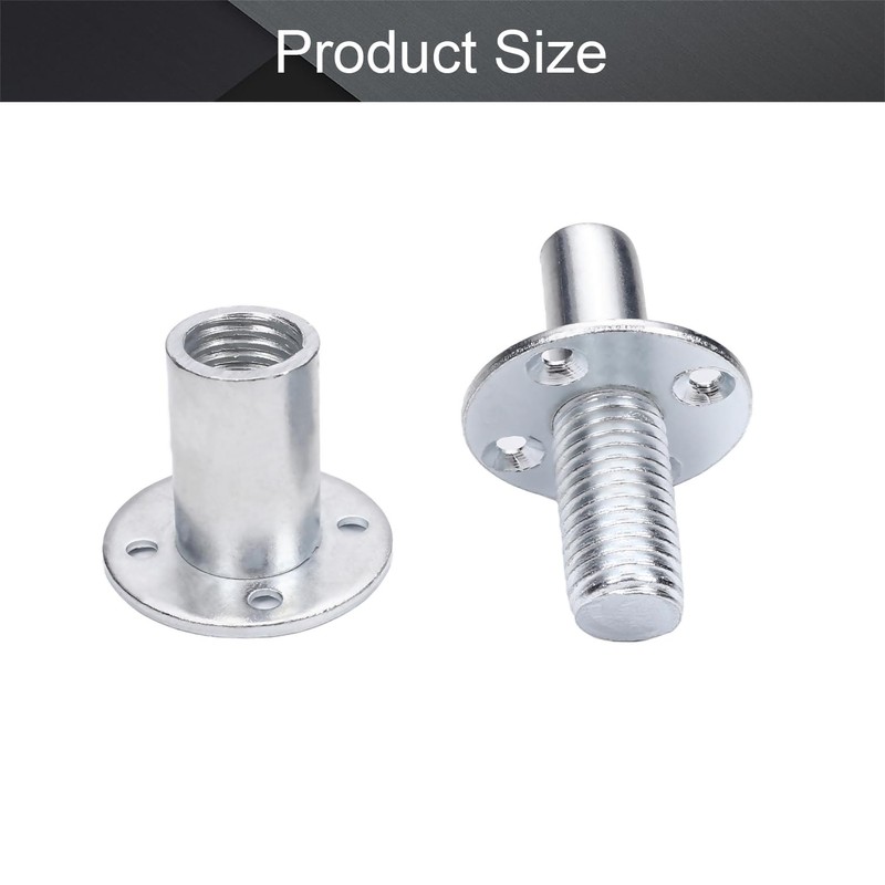 MroMax M20 79mm Flat Head Cap Nut Brad Hole T