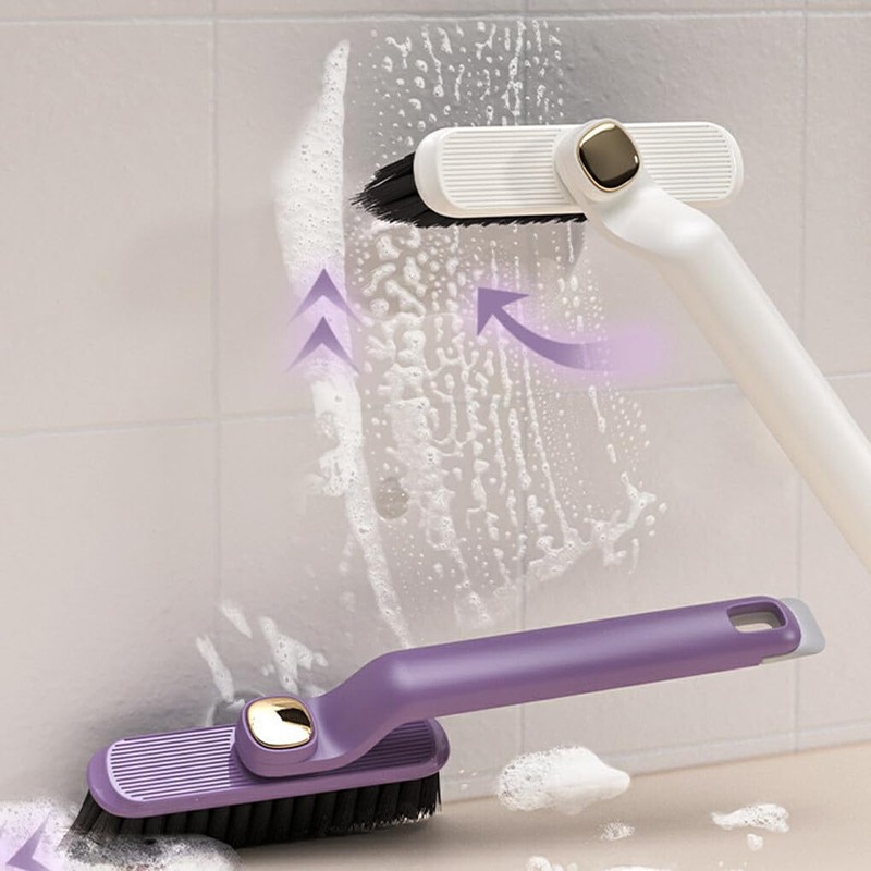 AIXXCUVQ Durable Crevice Cleaning Brush with Comfortable Grip Rotating Crevice