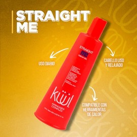 KÜÜL - Straight Me Cream Gel 300 ml, Alaciante Temporal, con Efecto Liso, Tratamiento Leave-In en Crema, Ayuda a Disminuir el Frizz, Se Deja Puesta, p