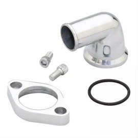 Lipstick Performance Small & Big Chevy V8 90º Swivel Polished Aluminum Water Neck Thermostat Housing