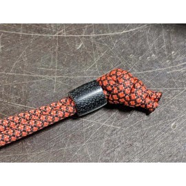 ZandCMetalworks Smooth Texture Black Canvas Micarta Lanyard and a Free Paracord Lanyard