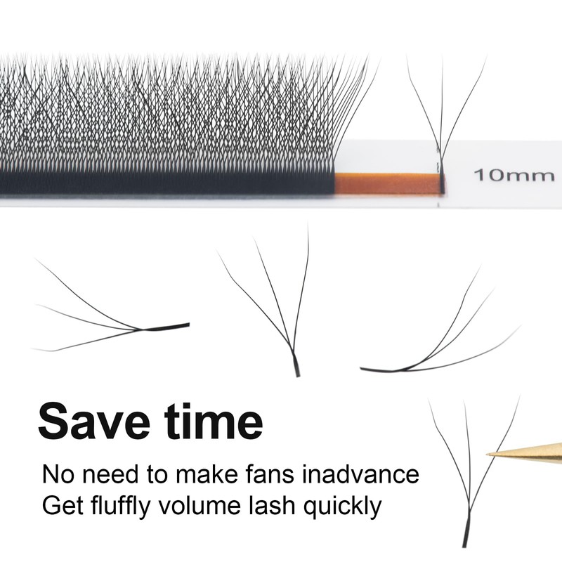 COZBIRD Eyelash Extensions, 3D W Ready Fan Volume Eyelash Extensions,
