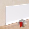 Peel and Stick Molding Baseboard Trim, 6 Inch Flexible Baseboard
