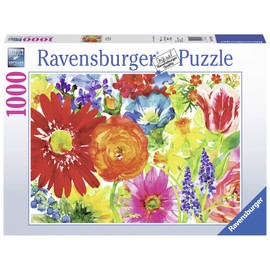 Ravensburger Abundant Blooms 1000 Piece Jigsaw Puzzle for Adults – Every Piece is Unique, Softclick Technology Means Pieces Fit Together Perfectly