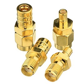 Eightwood SMB to SMA Antenna Adapter Kit 4ps for Sirius XM Satellite Radio Antenna DAB + Radio Antenna