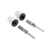 TOVOT 4PCS Keyless Drill Chuck Quick Change Adapter 1/4" Hex