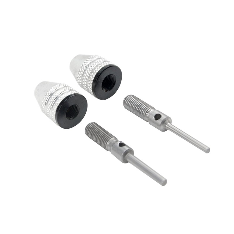 TOVOT 4PCS Keyless Drill Chuck Quick Change Adapter 1/4" Hex