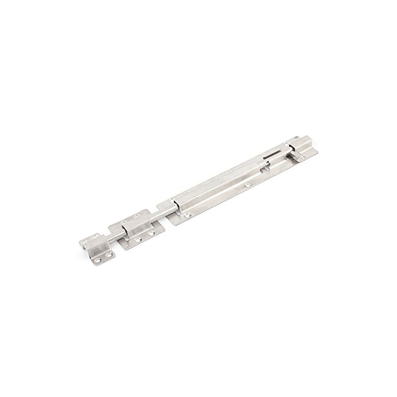 uxcell 12-inch Long Stainless Steel Door Latch Sliding Lock Barrel