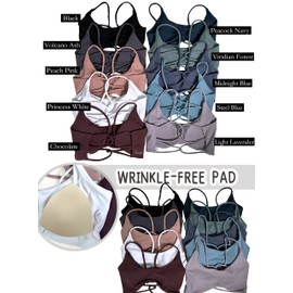 Danysu Womens Backless Sports Bra Open Back Workout Top Light Support Strappy Sport Bra Cute Gym Clothes Square Neck Peach Pink S