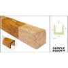 DECO WOOD Pattern Ceiling Beam, Wood Look, Made of PU,